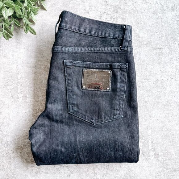 Ralph Lauren Straight Leg Mid Rise Dark Wash Jean Size 27 - Picture 1 of 7